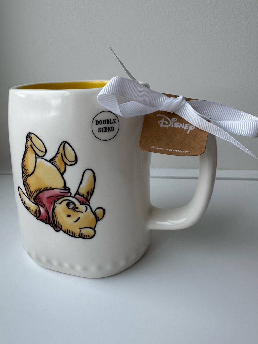 NWT Rae Dunn Disney Winnie the Pooh Double-Sided Mug “oh brother” 🍯